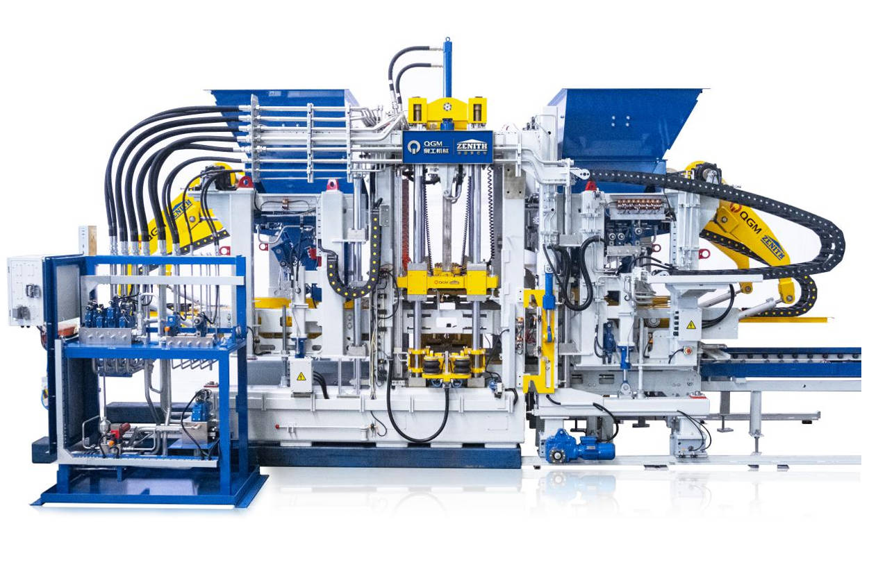 Quangong ZN1000-2 レンガ製造機は、ドイツの精密工学と中国の創意工夫を組み合わせて、高品質の生産を目指して構築されています。